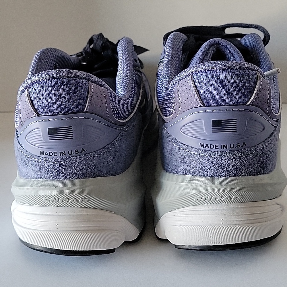 New Balance 990 Men's Lavender Mesh & Suede Sneakers Made In USA NEW! Size 9 - Picture 4 of 7